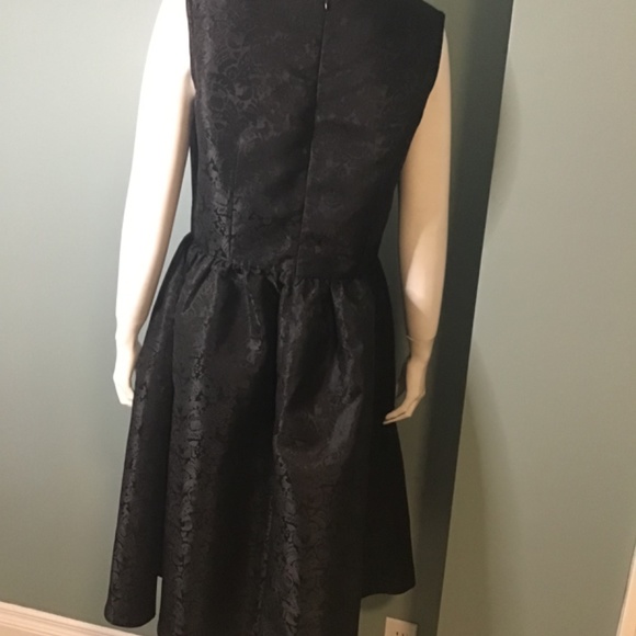 Black Jacquard Party Dress NWOT - Picture 4 of 6